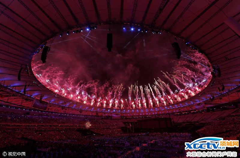 2016里约残奥会闭幕式东京八分钟闪亮接棒画面(组图)