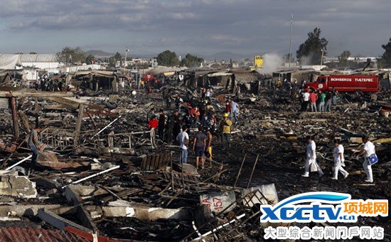 墨西哥烟花市场爆炸