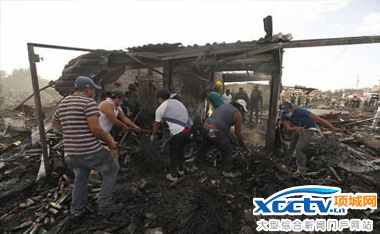 墨西哥烟花市场爆炸