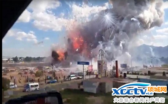 墨西哥烟花市场爆炸