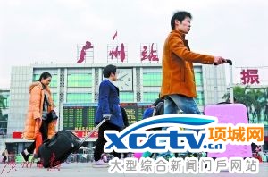 广州多个客运站预售春运节前车票