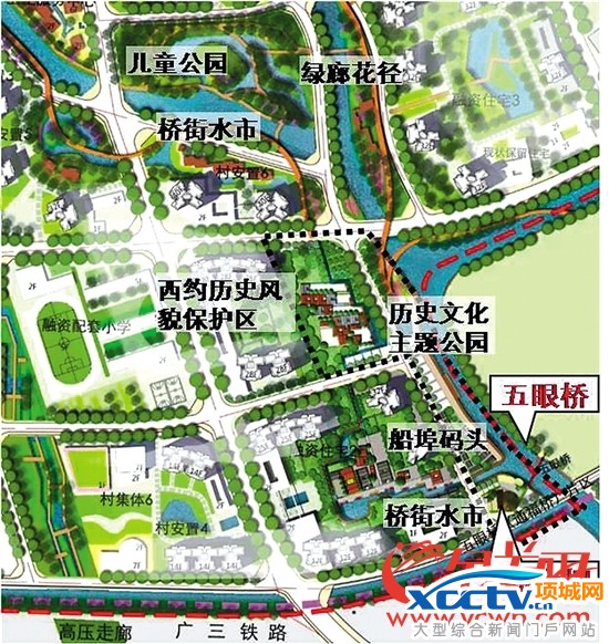 五眼桥片区改造效果图