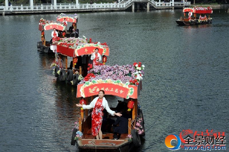 【网络媒体走转改】广州荔湾水上花市开埠