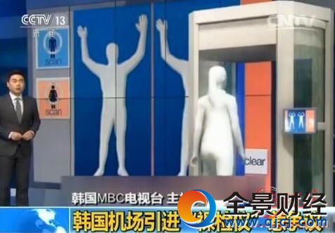 韩国机场裸捡仪