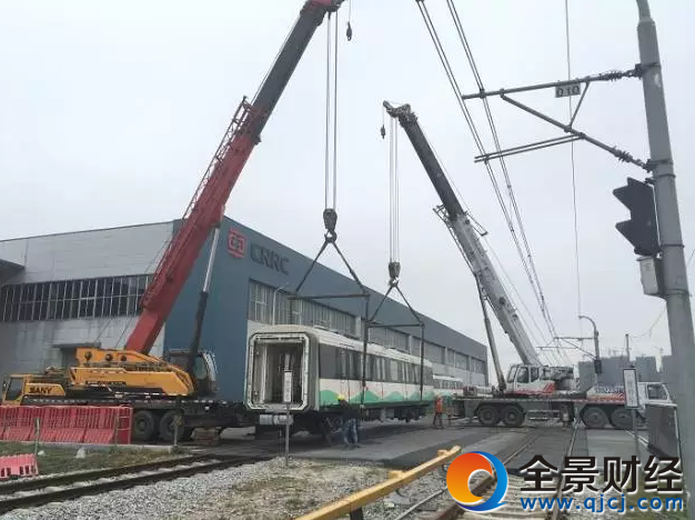 广州地铁九号线首列车已现身 花都街坊快来一睹芳容