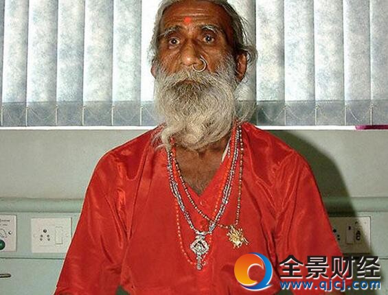 神奇!印度男子68年不吃不喝不大小便 令400名医生感到困惑