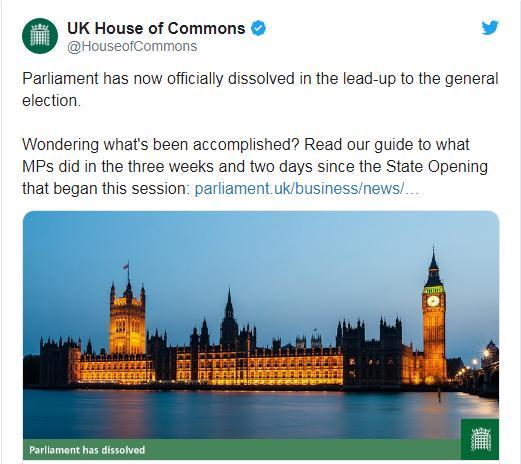 重磅！英国议会正式宣布解散 揭开圣诞月提前大选序幕