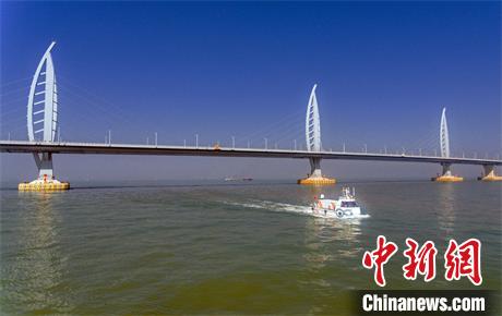 “筋斗云0号”货船穿越港珠澳大桥 陆绍龙 摄