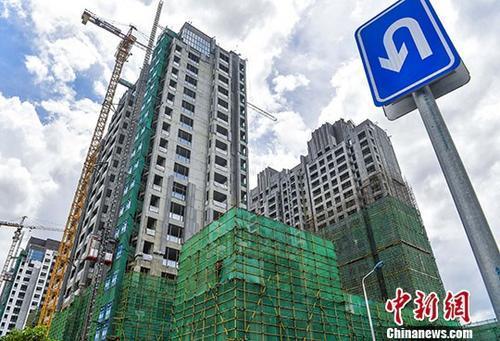 资料图。 在建的楼盘。<a target=