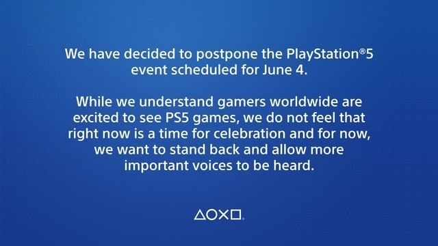 受美当前局势影响 索尼宣布PS5游戏网络发布会延期 