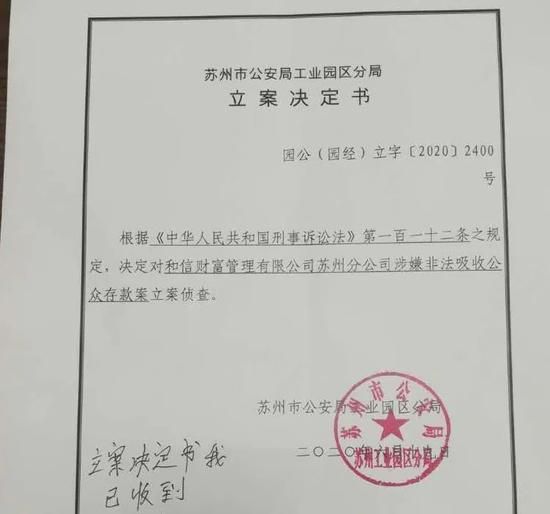 和信贷涉嫌非吸被立案调查 股价、业绩双跌 曾收退市警告