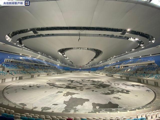 北京2022年冬奥会标志性场馆国家速滑馆完工 被称为“冰丝带”