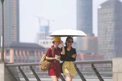 申城昨发布今夏第二个高温橙色预警 晴、热、晒都来了