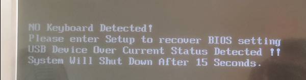 电脑开机显示No Keyboard Detected无法进入桌面的原因是什么？