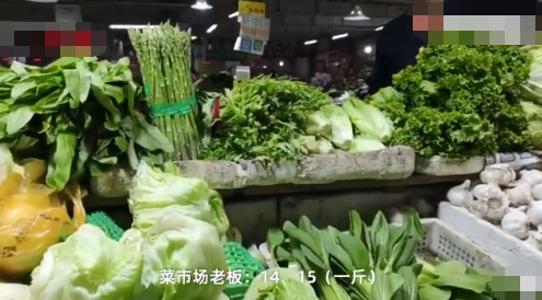 蔬菜售價“漲”聲一片 菠菜15一斤價格比肉貴