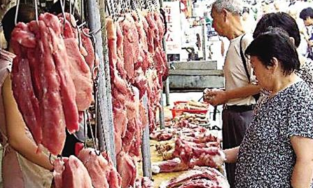 猪肉价格同比下降46.9% 比上月扩大2.0个百分点