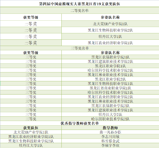 CCVR全国总决赛尘埃落定！北大荒XR产业学院荣获二等奖