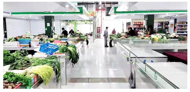 “颜值与智慧”并存 江苏扬州打造靓丽农贸市场