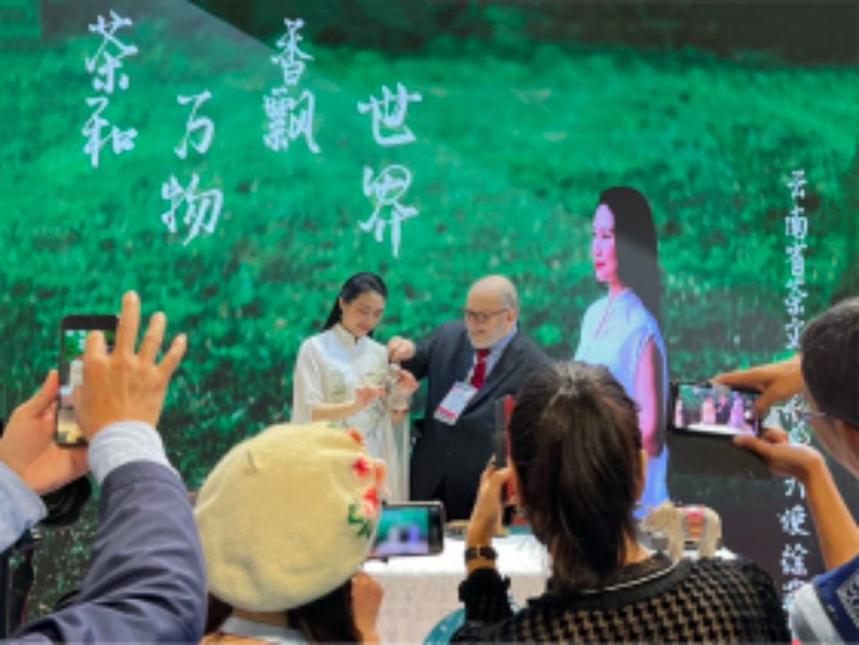 中国茶文化形象大使徐菲尔 出席澳门活动原创《茶和万物》推介作品首次亮相