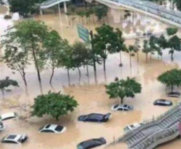 南方多地暴雨引发洪涝灾难 广西桂林永福县局地遭遇特大暴雨