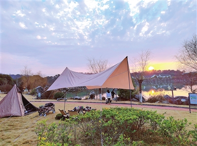 无法远行的日子里 一顶帐篷几把折叠椅是你“向往的生活”？